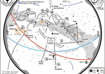 Star Map to Navigate the Night Sky for December 2024