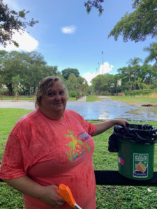 Heather Landstrom at ICC 2023 Cleanup