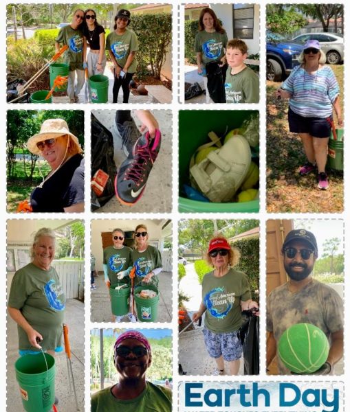 collage of cleanup during Great American CleanUp 2024